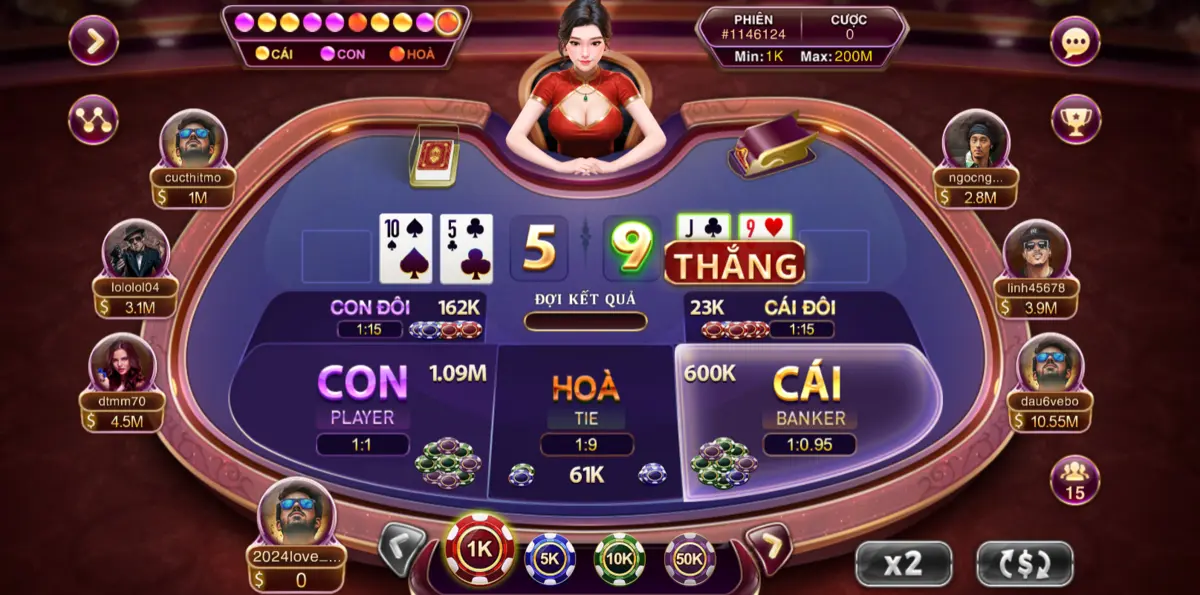 Ưu điểm nổi bật của game Baccarat nhà game Sun win