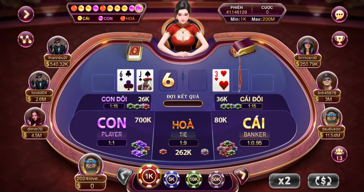 Quy tắc tính điểm game Baccarat tại tải sunwin