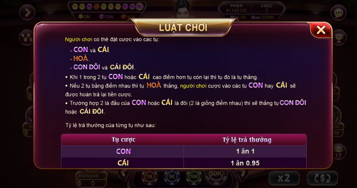 Một số lưu ý khi chơi Baccarat sun win online