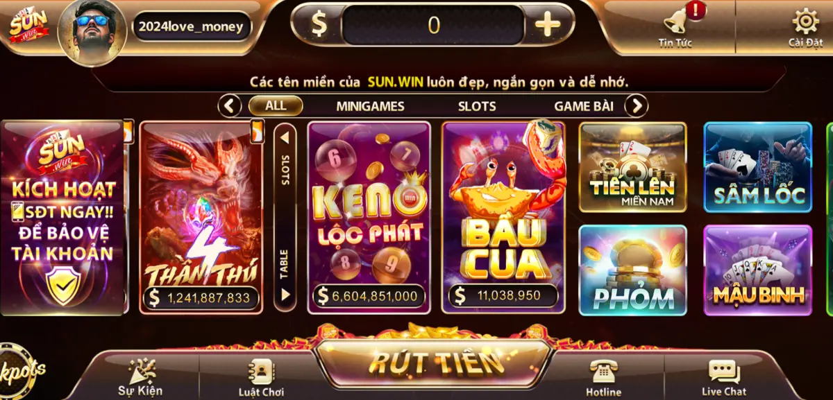 Giới thiệu game Bầu cua nhà game Sunwin