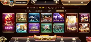 Game bài xì tố sun win