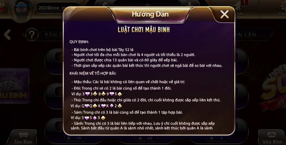 Kinh nghiệm chơi mậu binh tại tải Sun win