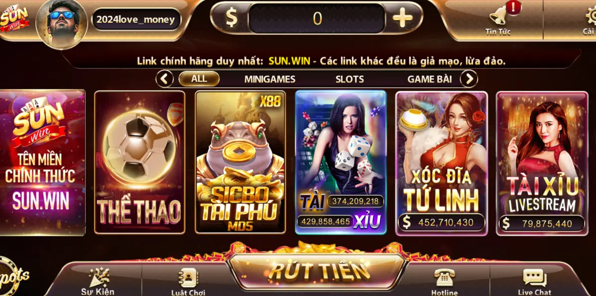 Giới thiệu chi tiết về game cá cược Tài xỉu nhà game SUN WIN