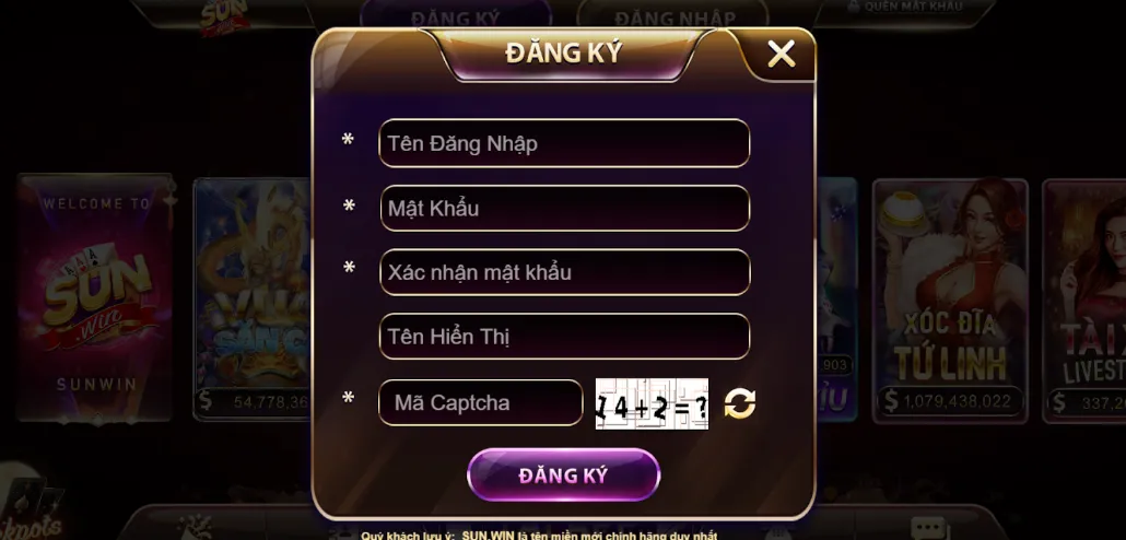 Tạo thành công nick game mới tại cổng game nhận quà tri ân hấp dẫn