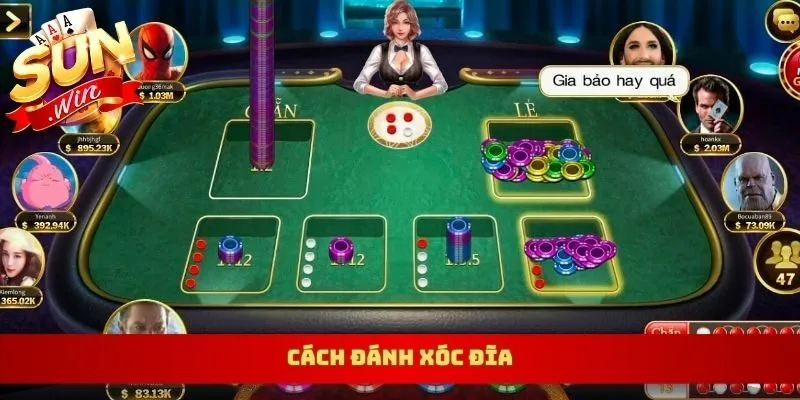 Cách đánh xóc đĩa