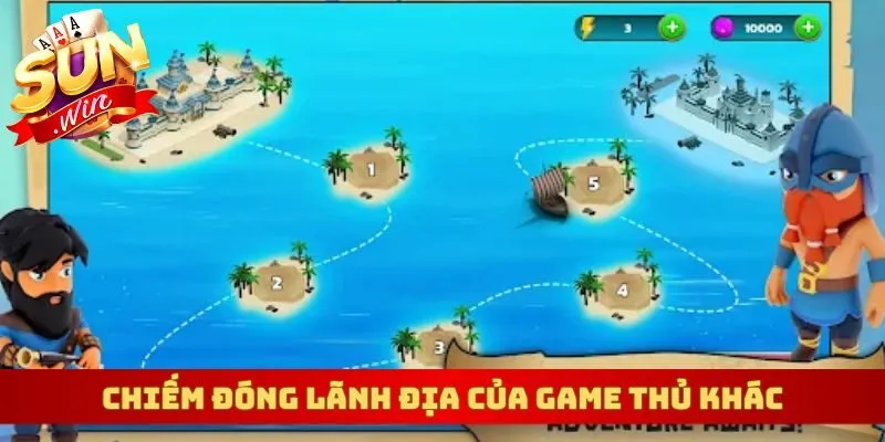 Chiếm đóng lãnh địa của game thủ khác