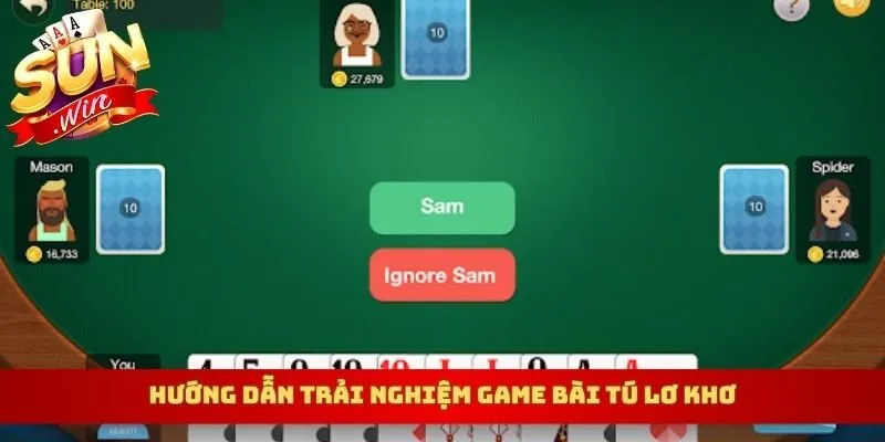 Hướng dẫn trải nghiệm game bài tú lơ khơ