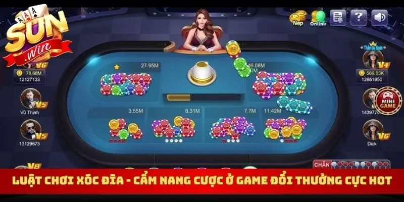 luật chơi xóc đĩa