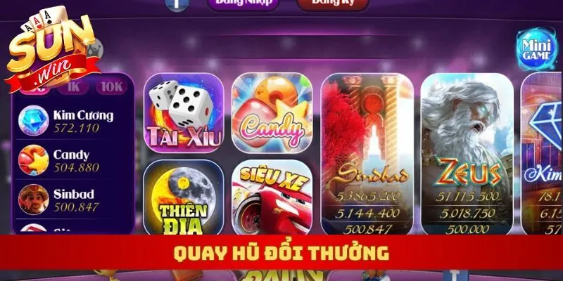 Quay hũ đổi thưởng