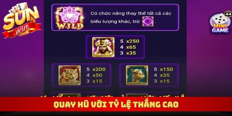 Quay hũ với tỷ lệ thắng cao