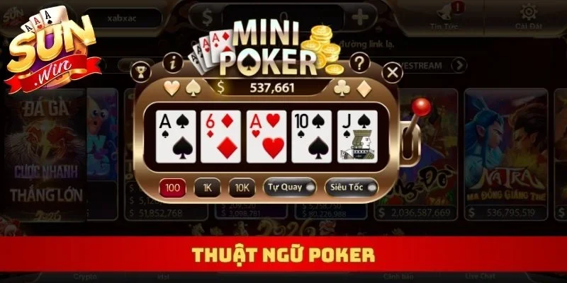 thuật ngữ Poker